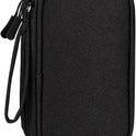 FYY Travel Cable Organizer Pouch Electronic Accessories Carry Case Portable Waterproof Double Layers All-in-One Storage Bag for Cord, Charger, Phone, Earphone Black