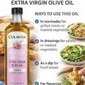 Colavita Roasted Garlic Extra Virgin Olive Oil, 32 Fl Oz – Cold Pressed EVOO Infused with Natural Roasted Garlic Flavor for Cooking, Dressings, Marinades & Dipping