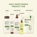 Aveeno Daily Moisturizing Body Lotion, Body Lotion for Dry Skin with Prebiotic Oat, Paraben Free, Fragrance Free, Non-Greasy, Non-Comedogenic Moisturizer, 18 FL OZ