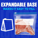 Ziploc Gallon Food Storage Freezer Slider Bags, Durable, 28 Count (Packaging May Vary)