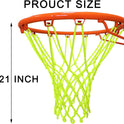 Glow Basketball Net, Nightlight Basketball Net Luminous Outdoor Portable Sun Powered Sport Nylon