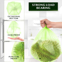 Compostable Trash Bags - FORID 13 Gallon Tall Kitchen Garbage Bags 80 Count Unscented Trash Can Liners 55 Liter Medium Wastebasket Bags for Bathroom Home Bedroom Office Garbage Can (5Rolls/Green)
