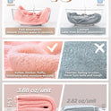 Hicober Microfiber Hair Towels, 3-Pack Drying Wraps for Curly Hair - Cart Shape