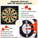 Mixi Magnetic Dart Board Outdoor Game for Kids with 12 Darts, Best Toys Gifts for Teenage Boys Girls Age 5 6 7 8 9 10 11 12 13 14 15 16 Years
