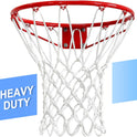 Basketball Net Outdoor,(7.16 oz) 12 Loops Professional Heavy Duty Basketball Net Replacement,All Weather Anti Whip, Suitable for Outdoor Standard 12 Loops Basketball Hoop