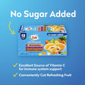 Dole Diced Peaches, Mandarin Oranges, and Cherry Mixed Fruit with No Sugar Added Variety Pack - Dole Fruit Bowls Snacks - 4 oz Bowls - 12 Pack