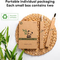 Virgin Forest 10 Count Bamboo Toothbrush, Soft Bristle for Adults, Eco Friendly Natural Wooden Toothbrushes, Vegan Organic Bamboo Travel Tooth Brush (10 Colors)