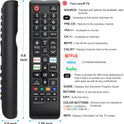 Pack of 2 New Universal Remote for All Samsung TV Remote, Replacement Compatible for All Samsung Smart TV, LED, LCD, HDTV, 3D, Series TV