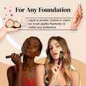 Premium  Flat Top Kabuki Foundation Brush By KESHIMA - Cart Shape