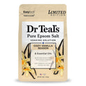 Dr Teal's Epsom Salt Magnesium Soak, Limited Edition Cozy Vanilla Season, 3lbs