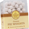 Mrs. Anderson's Baking Ceramic Pie Crust Weights, 135 Count, Natural Stoneware, For Blind Baking Pie Crusts And Tart Shells With Even Baking Results