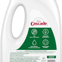 Cascade Free & Clear Dishwasher Detergent Liquid Gel, Dish Detergent, Dishwasher Soap, Lemon, 75oz