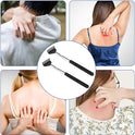 2 Pack Portable Extendable Back Scratcher, Kuvvfe Stainless Steel Telescoping Back Scratcher with Beautiful Present Packaging