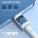 iPhone Charger Fast Charging,20W PD USB C Wall Charger 4 Pack with 6FT Fast Charging Cable - Fast Charger for iPhone 14/14 Pro Max/13/13 Pro/12/12 Pro/11/11 Pro/XS, iPad