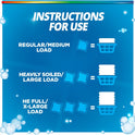 Purex 4-in-1 Oxi Power + Odor Fighter Laundry Detergent Pacs, Fresh Morning Burst, 56 Count
