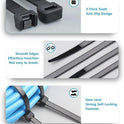 Zip Ties Assorted Sizes(4”+6”+8”+12”), 400 Pack, Black Cable Ties, UV Resistant Wire Ties by ANOSON - Cart Shape