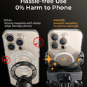 AINOPE for iPhone 17 Pro Max Car Mount Phone Holders for Your Car Slide Design Air Vent Phone Mount [Top Clamp] Cell Phone Holder Car Interior Accessories for iPhone Air 17 Pro Max 16 Samsung S25