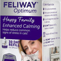 FELIWAY Optimum 30 Day Cat Calming Refill for Pheromone Diffuser, 48ml - Helps Reduce Common Signs of Stress in Cats & Kittens, Enhanced Calming