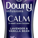 Downy Infusions In-Wash Laundry Scent Booster Beads, CALM, Soothing Lavender and Vanilla Bean Scent, 30.1 oz