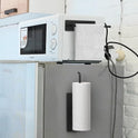 Paper Towel Holder, Magnetic Paper Towel Holder for Fridge, Toilet Paper Roll Holder Magnet Towel Rack Wall Mount Fridge Organizer for Paper Towels Rolls Bathroom Pantry RV Kitchen Storage