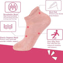 Grip Pilates Socks Non Slip Athletic Yoga Socks with Grips for Women Grippy socks for Hospital Workout Barre