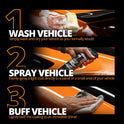 CERAKOTE Platinum Rapid Ceramic Paint Sealant Spray - 14 oz. - 50 Wash Rating - Maximum Gloss & Shine – Extremely Hydrophobic – Unmatched Slickness - Ceramic Spray Coating