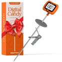 Digital Candy Thermometer with Pot Clip, 10" Long Stainless Steel Probe, Instant Read Kitchen Thermometer for Cooking, Baking, and Candy Making