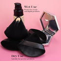 BEAKEY 12pcs Triangle Powder Puffs for Loose Powder & Foundation Makeup
