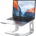 BESIGN LS03 Aluminum Laptop Stand, Ergonomic Detachable Computer Stand, Notebook Riser Compatible with Air, Pro, Dell, HP, Lenovo More 10-15.6" Laptops, Silver
