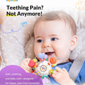 Baby Montessori Rattle & Teething Toys - Safe, Multi-Functional BPA-Free Silicone Sensory Learning Teether Baby Toys for Infant 0-12 Months Teething Relief & Fun Play Perfect Baby Gift for Boys Girls