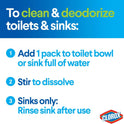 Clorox Zero Splash Bleach Packs - Laundry Pods, 4 Pack
