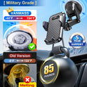 VANMASS 85+LBS Strongest Suction & Military-Grade 2025 Ultimate Car Phone Mount Patent & Safety Certs Cell Phone Holder Truck Stand for Dashboard Windshield Vent for iPhone 17 Pro Max 16 15 Samsung