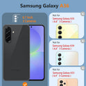 FNTCASE for Galaxy A16/A17 5G Phone Case - Samsung Military Grade Drop Protection, 14ft Drop Tested, Screen Protector Included, Anti-Slip Matte Textured, TPU+PC Dual Layer Shockproof Cover (Black)