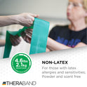 THERABAND Resistance Bands Set, Beginner Kit, Yellow, Red, Green, Non-Latex Elastic Bands for Exercise & Physical Therapy, Strength Training Bands for Upper & Lower Body Fitness
