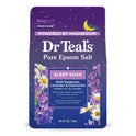 Dr Teal's Pure Epsom Salt Soak, Sleep Blend with Melatonin, Lavender & Chamomile Essential Oils, 3 lbs