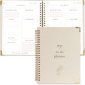 Beautiful To Do List Notebook - Aesthetic Daily Planner to Easily Organize Your Tasks And Boost Productivity - Stylish Undated ADHD Planner Gift and The Perfect School or Office Supplies For Women