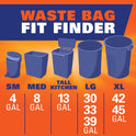 Hefty Ultra Strong 30 Gallon Trash Bags, Large Trash Bags 30 Gallon Size, Multipurpose, Break Resistant Drawstring Closure, Resists Leaks, Punctures, and Tears, Black, Fabuloso Scent, 50 Bags