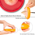 Avocado Saver and Tomato Holder - Set of 4 Reusable Storage Containers for Fridge - Ideal for Garlic, Onions, Lemons, and Potatoes