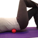 Massage Lacrosse Balls for Myofascial Release, Trigger Point Therapy, Muscle Knots, and Yoga Therapy. Set of 2 Firm Balls (Blue and Red)