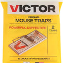 Victor Mouse Traps M150-12, Metal Pedal, Sustainably Sourced FSC Wood, Wooden Mouse Traps - Pack of 12