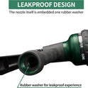 AUTOMAN-Garden-Hose-Nozzle, ABS Water Spray Nozzle with 7 Adjustable Watering Patterns, Slip Resistant for Watering Plants, Lawn& Garden, Washing Cars, Cleaning, Showering Pets & Outdoor Fun.