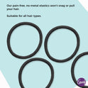 Kitsch Mini Claw Clips for Women - Stylish Small Hair Clips for Kids | Stays In Place Without Pulling or Snagging | Durable & Sturdy Plastic | Ideal Gifts for Women - Tortoise & Black, 6 Pcs