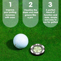 SlopeMaster ProGreen Reader - Golf Ball Marker with High Precision Green Reading Aid Golf Accessories for Men Women