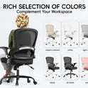 TRALT Office Chair - Ergonomic Office Chair with Back Support, Home Office Desk Chairs, 330lbs Wide Seat Big and Tall Office Chairs, Comfy Desk Chair for Work, Study, Office, Gaming (Black)