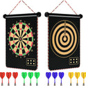 Mixi Magnetic Dart Board Outdoor Game for Kids with 12 Darts, Best Toys Gifts for Teenage Boys Girls Age 5 6 7 8 9 10 11 12 13 14 15 16 Years