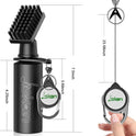 Pro Golf Club Brush Cleaner with Retainer Clip and Squeeze Water Bottle 7.5 Inches Holds 4 Ounces of Water, Essentials Golf Accessories for Men, Best Golf Gifts for Men