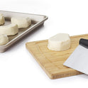 OXO Good Grips Stainless Steel Multi-Purpose Scraper & Chopper, Dough Cutter for Pizza, Bread and Cookie Dough, Multi-Purpose Vegetable Chopper, Dishwasher-Safe Kitchen Essential