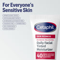 CETAPHIL Redness Relieving Daily Facial Moisturizer SPF 40, 1.7 fl oz, Broad spectrum Sunscreen, Neutral Tint, For Redness-Prone Skin