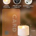 Homemory 12Pcs Flickering Flameless Candle Battery Operated, 200+Hours Fake Electric LED Tea Lights for Votive, Centerpiece Table Decorations, Wedding, Aniversary, Halloween, Christmas
