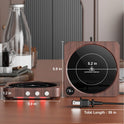 Mug Warmer - 36W Coffee Mug Warmer for Desk with Temperature Display, 2-12Hrs Auto Shut Off, Smart Candle Warmer - Ideal Coffee Gifts Accessories Keep Beverages Coffee Warmer (Wood) (Wood)